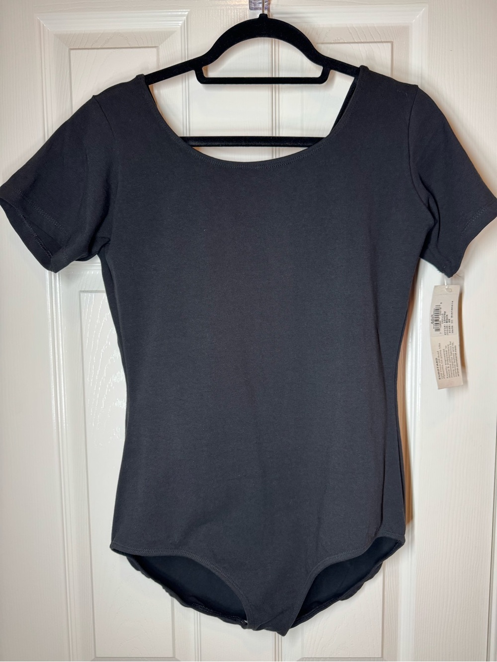 Eurotard Leotard Bodysuit plus size 4X short sleeve black